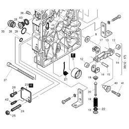 Hatz 1b20 1b30 greičio reguliatoriaus spyruoklė 05095210