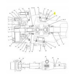 Kaiščio poveržlė cat 428 432 oem
