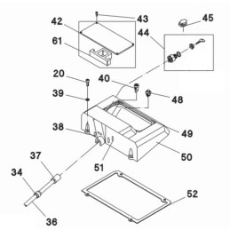 Wacker dpu tankintuvų jungiklis 0044682