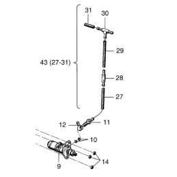 Hatz E serijos įpurškimo siurblio varžtas 03662300