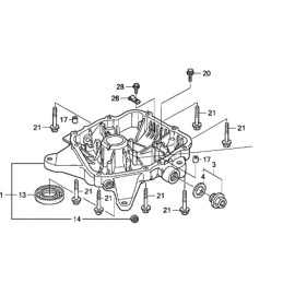 Honda gxv530 gcv530 veleno alyvos sandariklis 91202 z0a 003