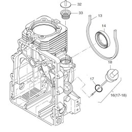 Hatz 1b20 1b30 alyvos lygio matuoklio sandariklis 04125000