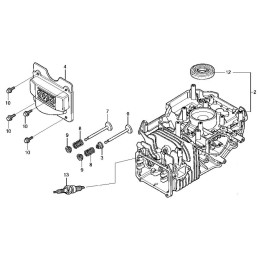 Honda gc gcv vožtuvo dangtis 12311 zl8 d00