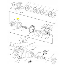 Stabdžių slėgio stūmoklio sandariklis cat 428 9r9410