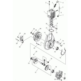 Wacker wm80 smagračio veleno veržlė 0045914