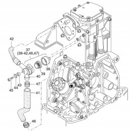 Hatz 1d41 1d42 1d50 alsavimo žarna 04083800