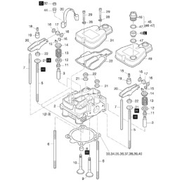 Hatz 1b20 1b30 1b40 alyvos užpildymo tarpiklis 05278401