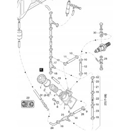 Hatz 1d81 1d90 įpurškimo siurblio antgalis 05360100