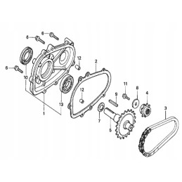 Honda gx160 dangtelio tarpiklis 11521 zh8 800