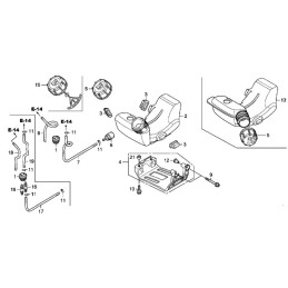 Honda gx25 gx31 gx35 užpildymo dangtelis 17620 zm3 817