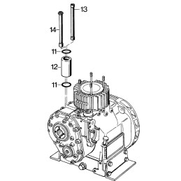 Hatz e75 e79 o žiedinio stūmiklio dangteliai 40023200