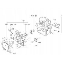 Wacker wm90 wm100 alyvos išleidimo tarpinė 0029327