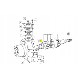 Polosi sandariklis JCB ekskavatoriniam krautuvui