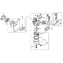 Honda gc gcv karbiuratoriaus tarpinė 16212 8000 PLN