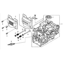 Honda gc gcv vožtuvo apsauga 14771 z0j 000