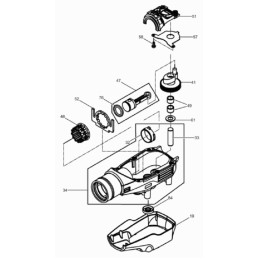 Wacker eh6 ehb7 adatinis ritininis guolis 0217681
