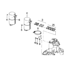 Hatz e75 e79 duslintuvo tarpiklių komplektas 01153900