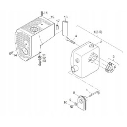 Hatz 1b20 1b30 1b40 duslintuvo varžtas 50403900