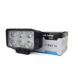 Awl02 6 LED plokščia 9 60v darbinė lempa