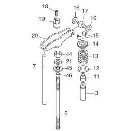 Hatz 1b30 1b40 o žiedinės galvutės smeigės 50563900