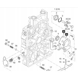 Hatz 1b20 1b30 alyvos siurblio rutulinis 50447900
