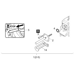 Hatz 1b20 1b30 1b40 jungiklio dangtelis 05307200