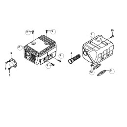 Honda gx serijos išmetimo kolektorius gx2000000