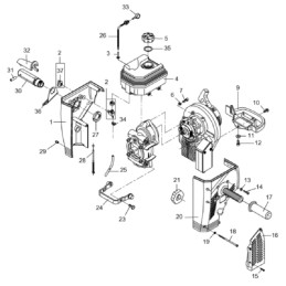 Wacker bh23 b24 droselio trosas 0095710