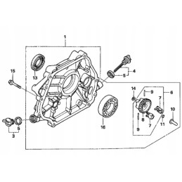 Honda gx240 gx270 veleno alyvos sandariklis 91201 889 003