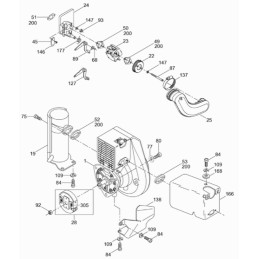 Wacker rammers bs karbiuratoriaus tarpiklis 5100032178