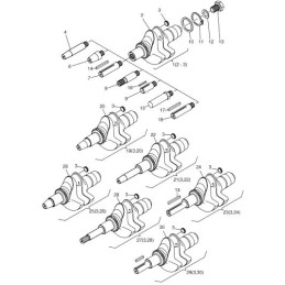 Hatz 1b30 guolio tarpiklis 40065600