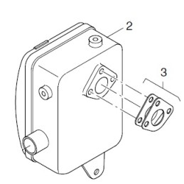 Hatz 1b40 1b50 duslintuvo tarpiklių komplektas 01732701