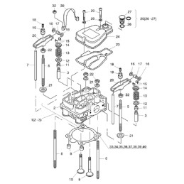 Hatz 1b30 1b40 galvos kaiščio veržlė 50396600