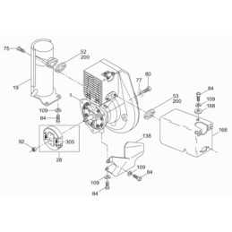 Wacker BS plaktuvai, dangčio tarpinė 5100032172