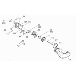 Wacker rammers bs kolektoriaus tarpinė 2005666