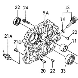 Yanmar l40 l48 veleno alyvos sandariklis 160210 02220