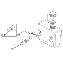 Honda varikliai gx kuro filtras 16910 ze8 015