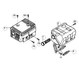 Honda gx120 gx160 duslintuvo tarpinė 18381 zh8 800