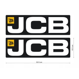 JCB ekskavatoriaus krautuvo lipdukai 33cm