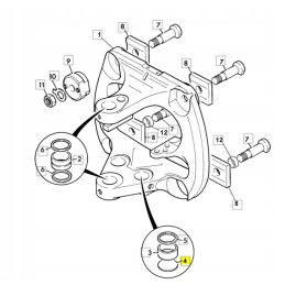 JCB 3cx ekskavatoriaus krautuvo kištukas