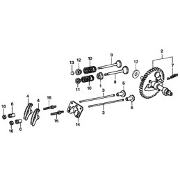 Honda gx160 vožtuvo sandariklis 12209 zh8 003