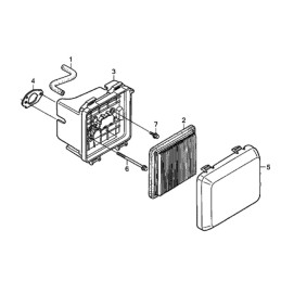 Honda gcv filtro bazė 17220 zm0 030