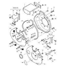 Hatz 1b20 viršutinio dangtelio fiksatorius 05144100