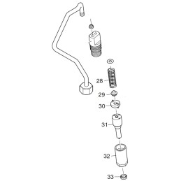 Hatz 1b20 1b30 įpurškimo tarpinė 05070500