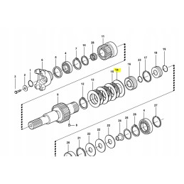Sankabos diskas Volvo ekskavatoriniam krautuvui