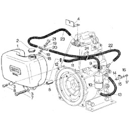 Hatz e573 e673 degalų bako dangtelis 40032611