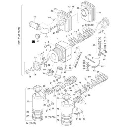 Hatz e786 oro filtro dangtelis 40036700