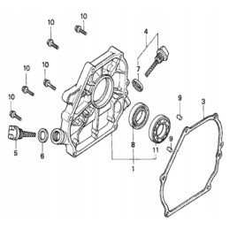 Honda gx120 variklio dangčio tarpinė 11381 zh7 80