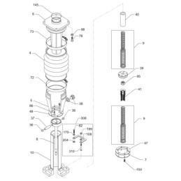 Wacker rammers bs kojinis varžtas m12x110 0012983