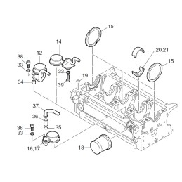 Hatz L serijos alyvos filtras 40065301